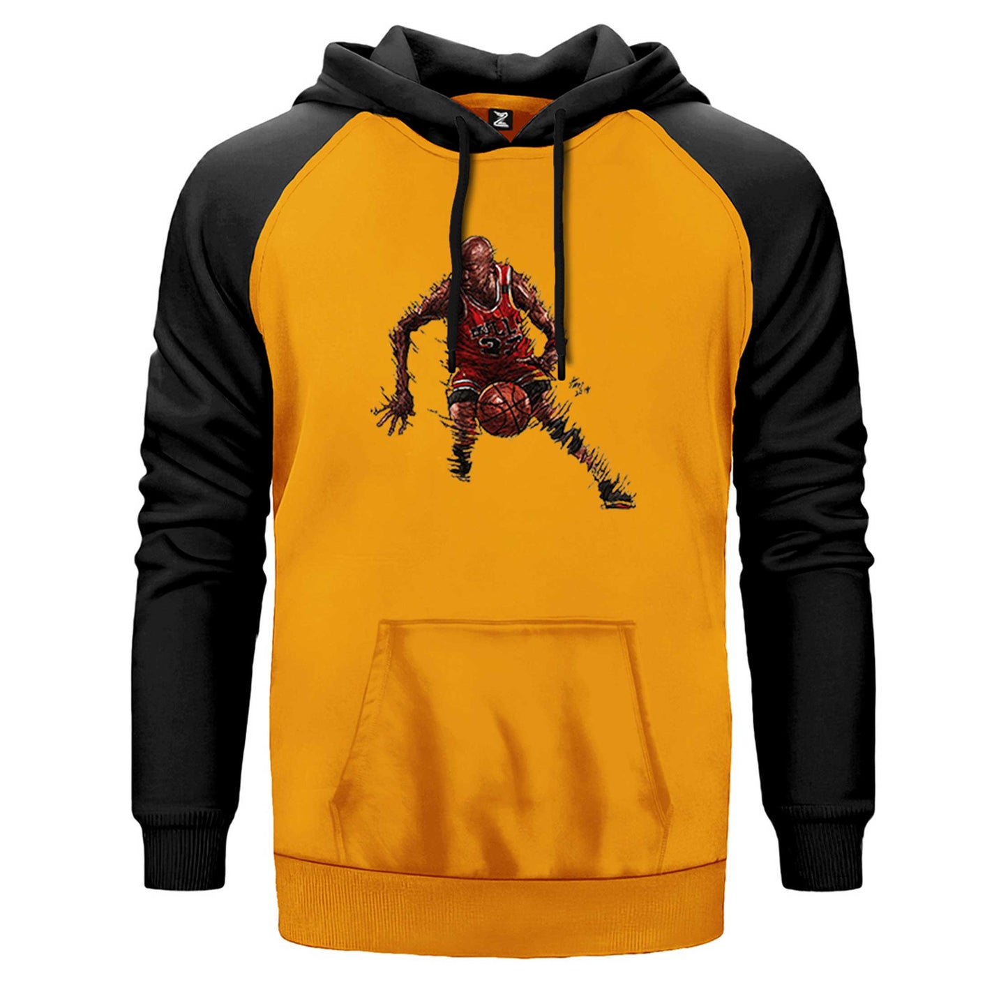 Micheal Jordan 23 Silhouette Çift Renk Reglan Kol Sweatshirt