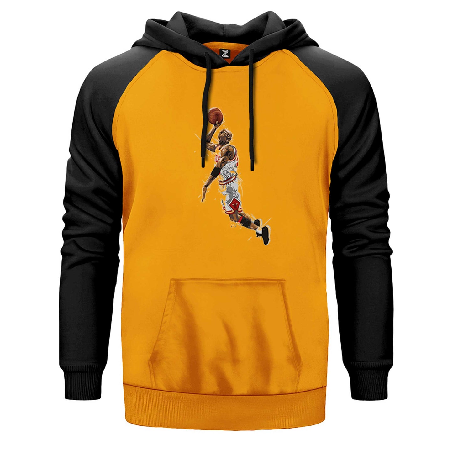 Micheal Jordan Attempt Çift Renk Reglan Kol Sweatshirt