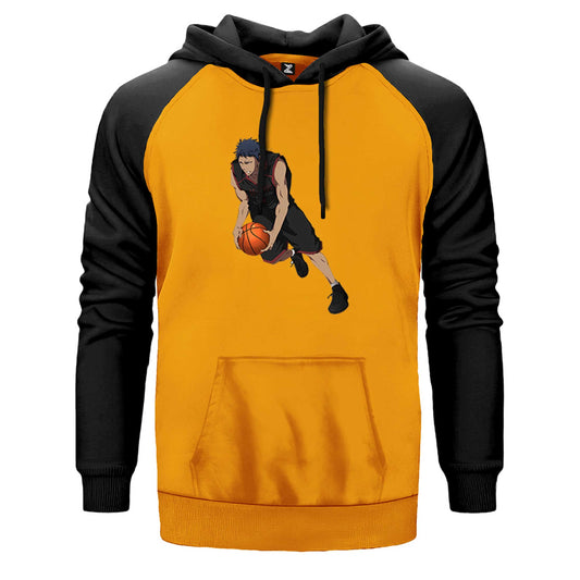 Black Baller Anime Çift Renk Reglan Kol Sweatshirt