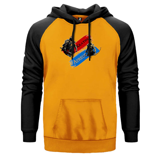 God Of War Atreus Kratos Çift Renk Reglan Kol Sweatshirt