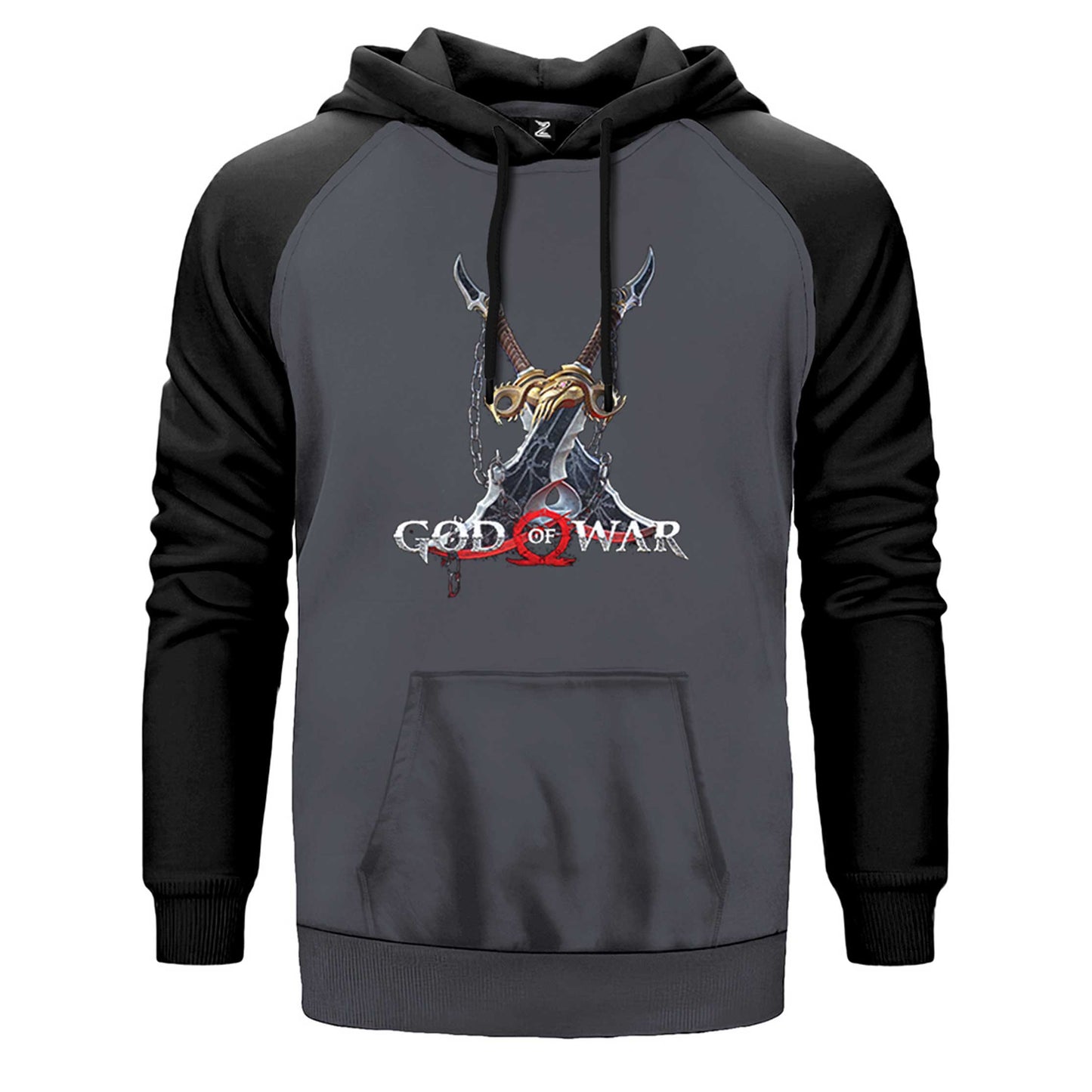 God Of War Kratos Kılıçları Çift Renk Reglan Kol Sweatshirt