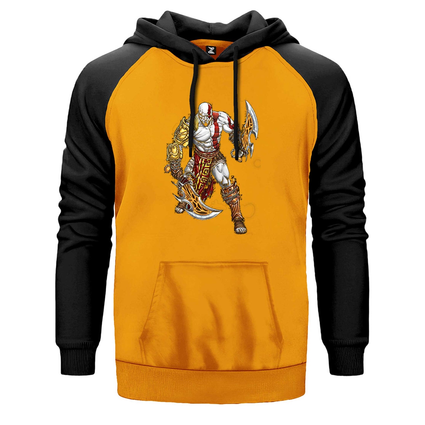 God Of War Kratos Savaşçı Çift Renk Reglan Kol Sweatshirt