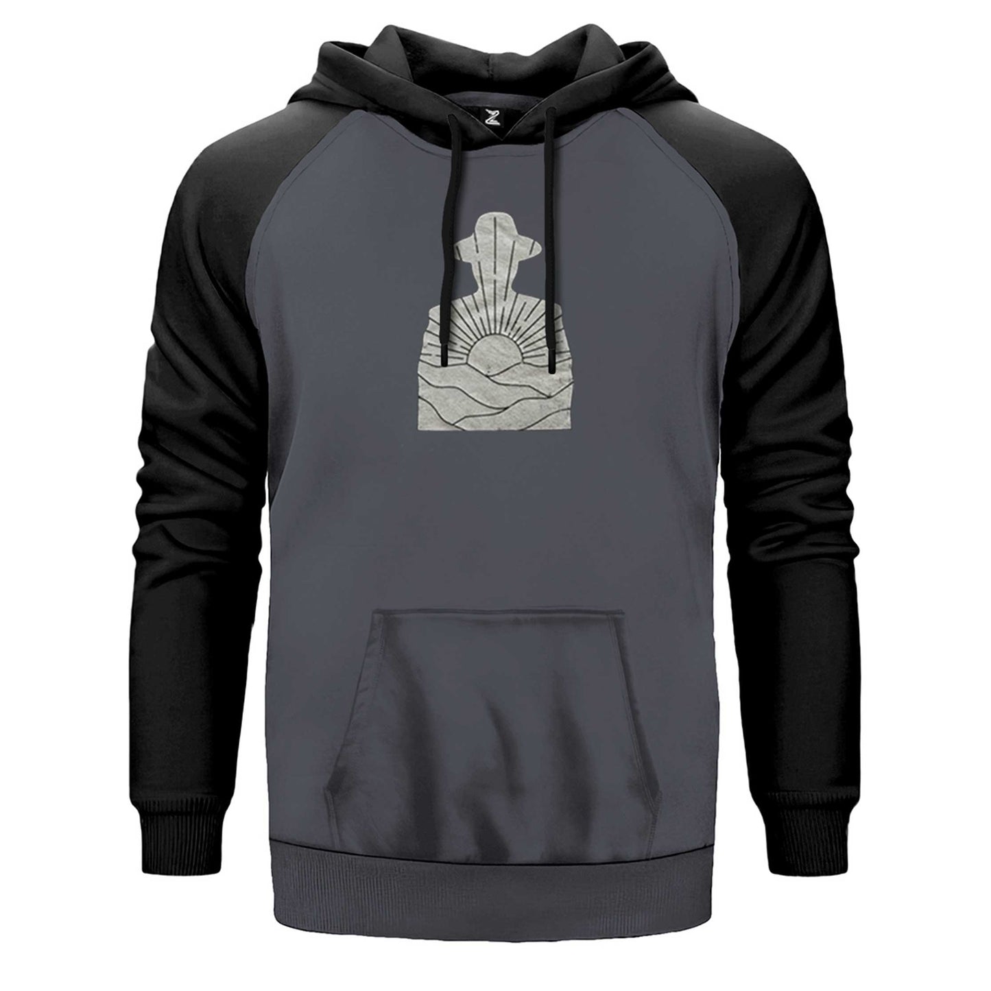 Cabinet Of Curiosities Silhouette Çift Renk Reglan Kol Sweatshirt