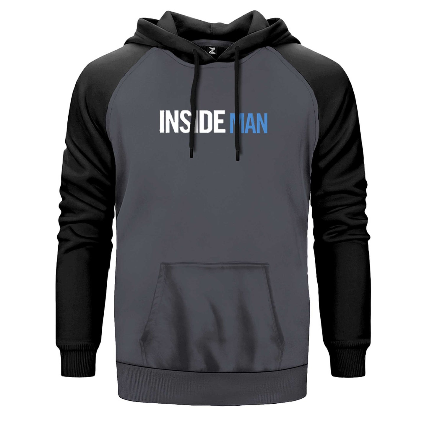 Insade Man Blue Çift Renk Reglan Kol Sweatshirt