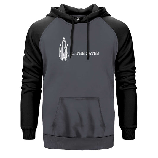 At the Gates Logo Çift Renk Reglan Kol Sweatshirt