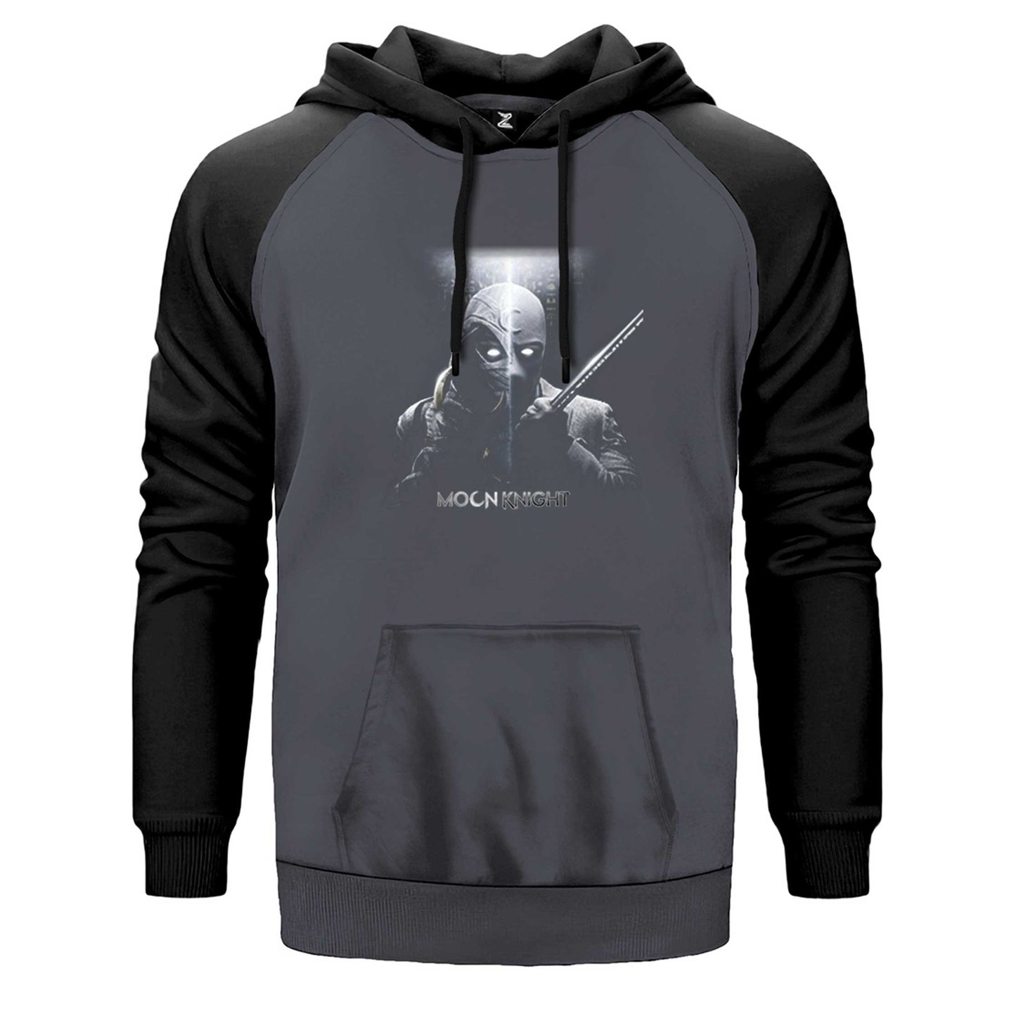 Moon Knight Warrios Çift Renk Reglan Kol Sweatshirt