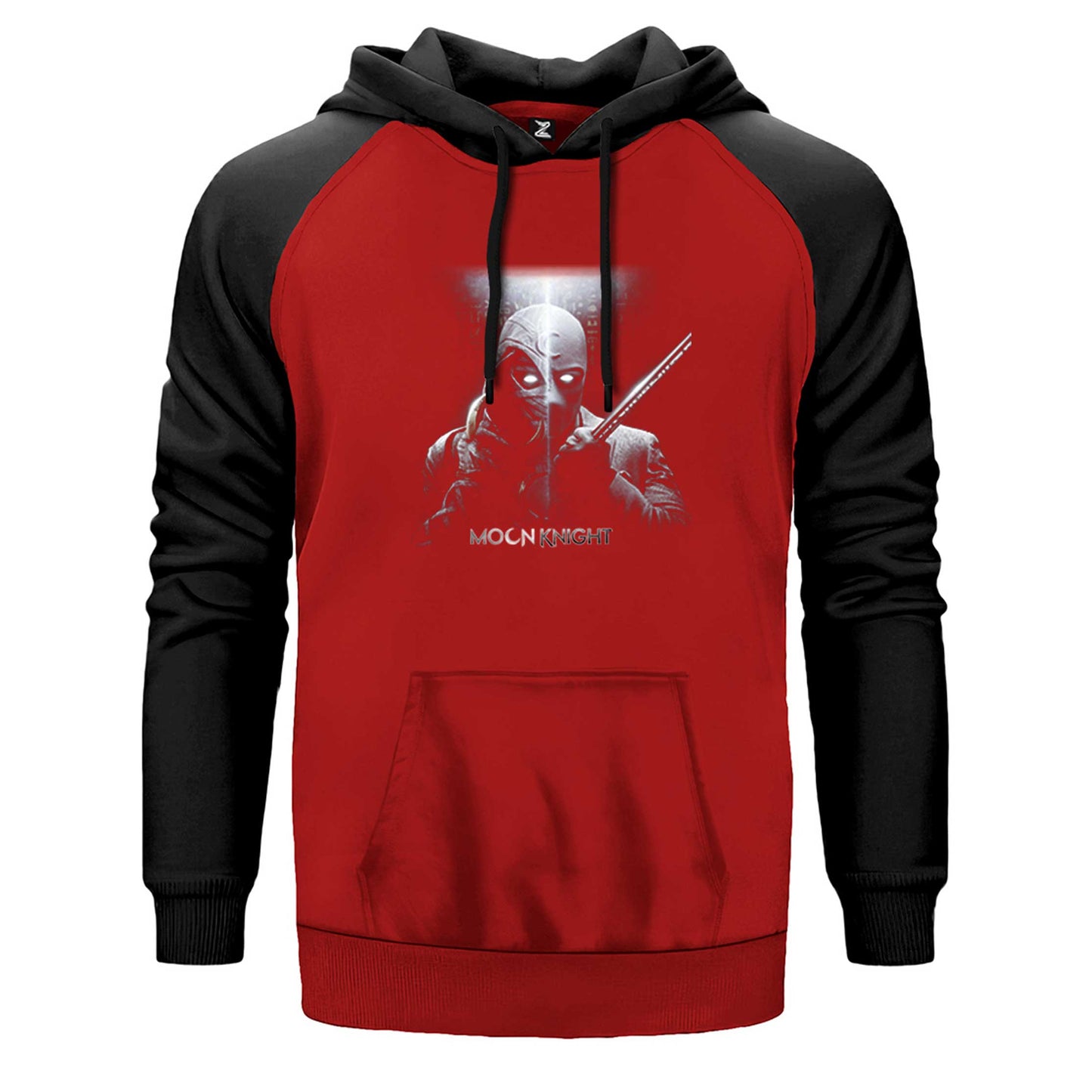 Moon Knight Warrios Çift Renk Reglan Kol Sweatshirt