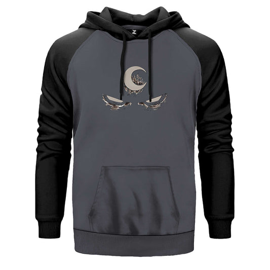 Moon Knight Night Bloody Legends Çift Renk Reglan Kol Sweatshirt