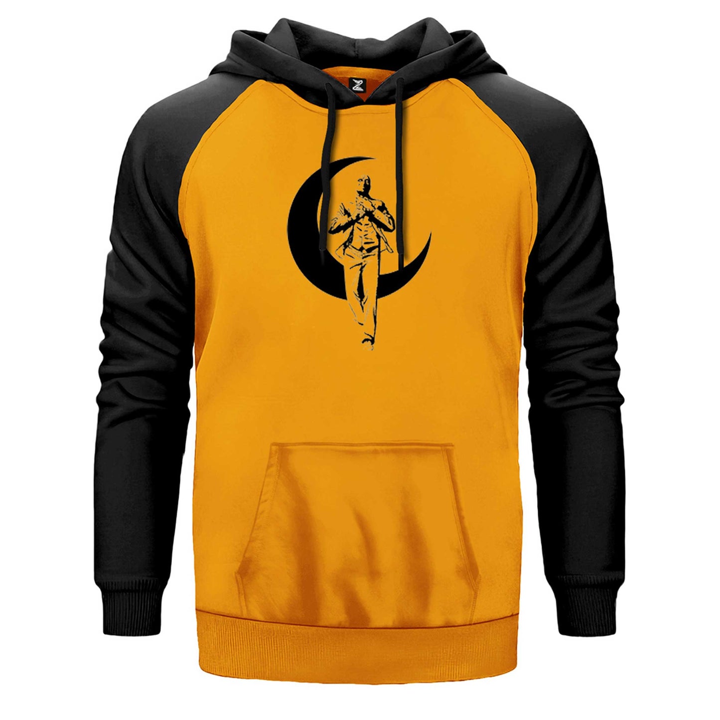 Moon Knight Sketch Çift Renk Reglan Kol Sweatshirt