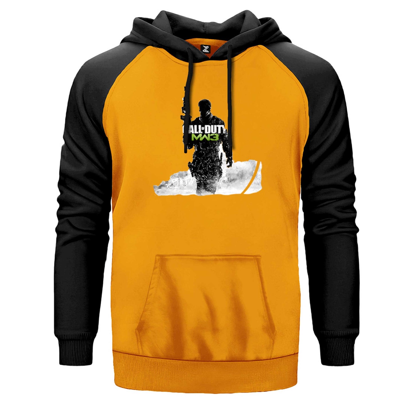 Call Of Duty Silhouette M3 Çift Renk Reglan Kol Sweatshirt