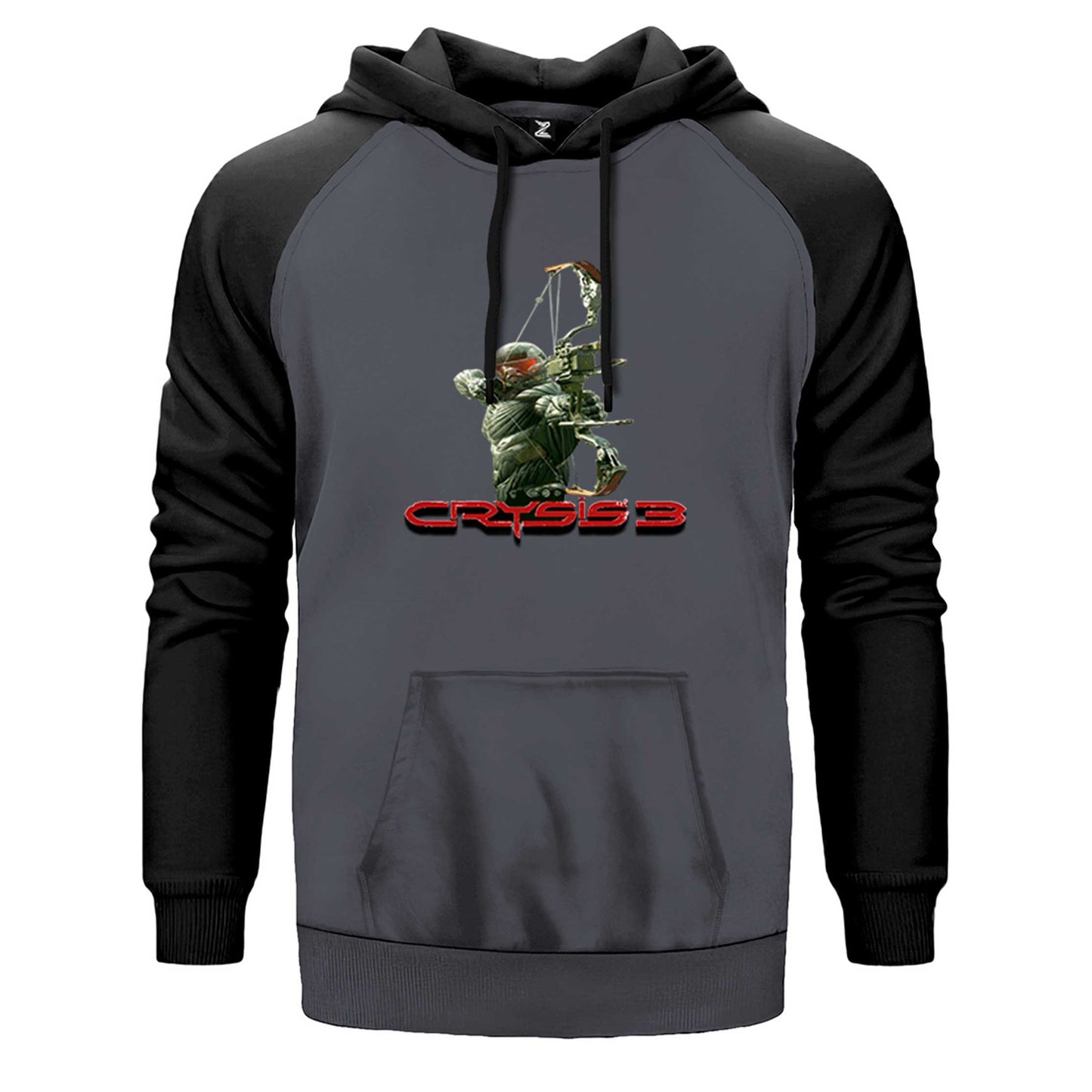 Crysis Three Bowman Çift Renk Reglan Kol Sweatshirt