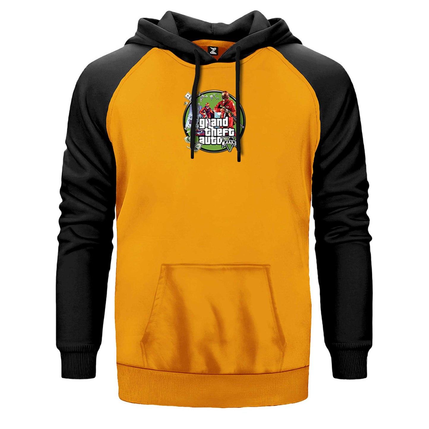 GTA Robbers Çift Renk Reglan Kol Sweatshirt