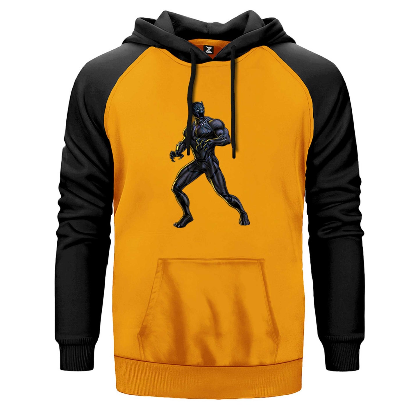 Black Panter Gold Çift Renk Reglan Kol Sweatshirt