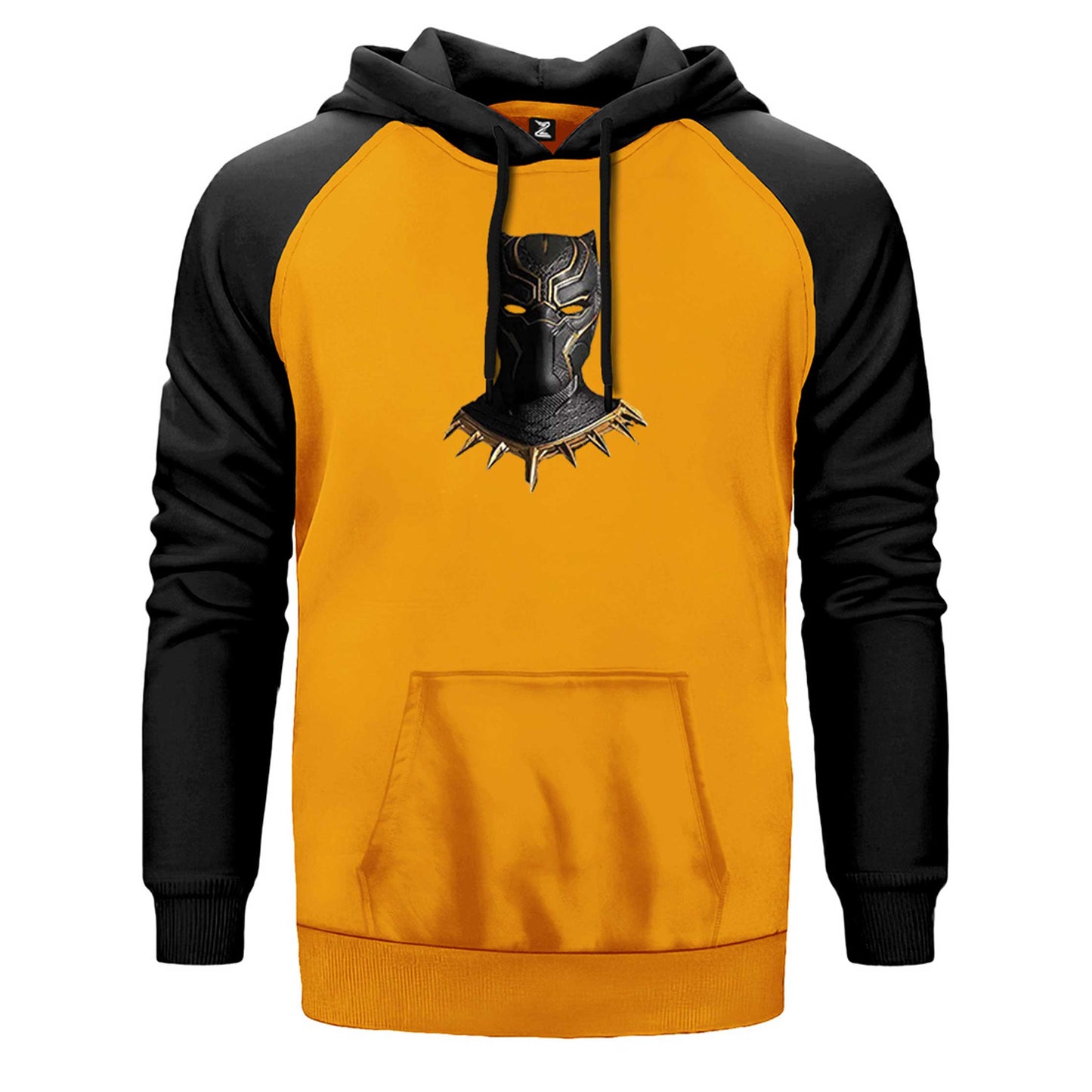 Black Panter Face Çift Renk Reglan Kol Sweatshirt