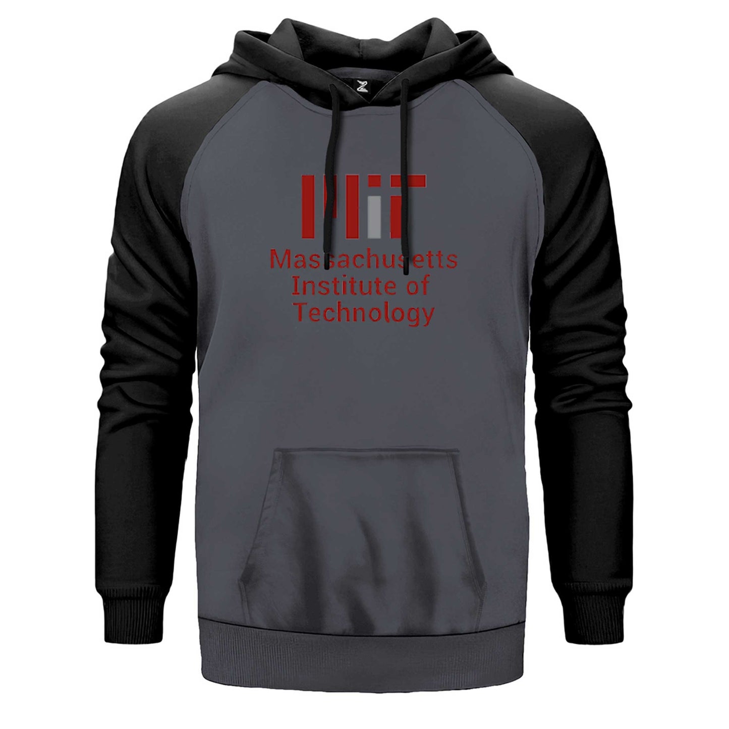 Massachusetts Institute Of Technology Logo Çift Renk Reglan Kol Sweatshirt