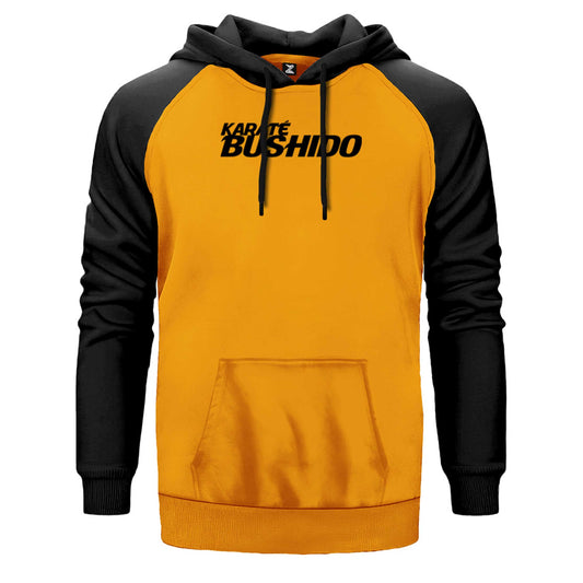 Karete Bushido Text Çift Renk Reglan Kol Sweatshirt