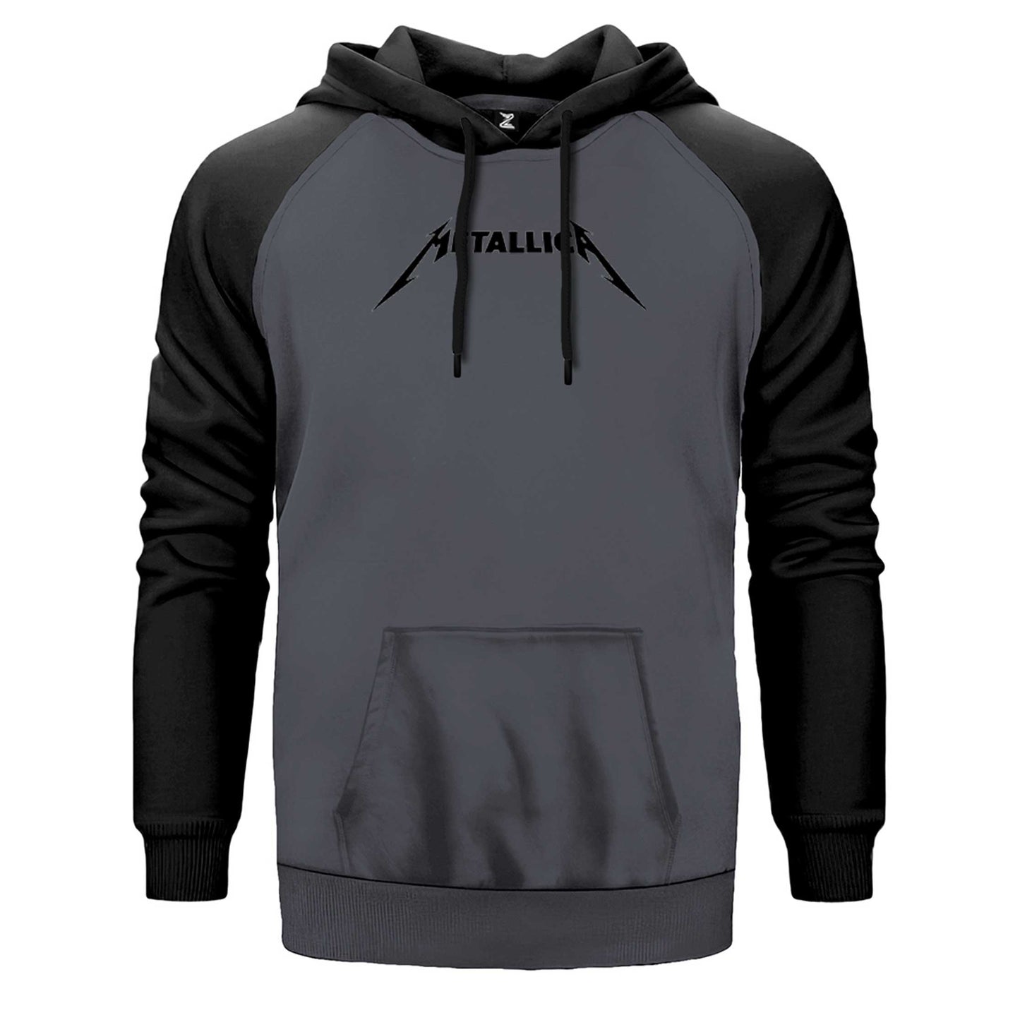 Metallica Classic Logo Çift Renk Reglan Kol Sweatshirt