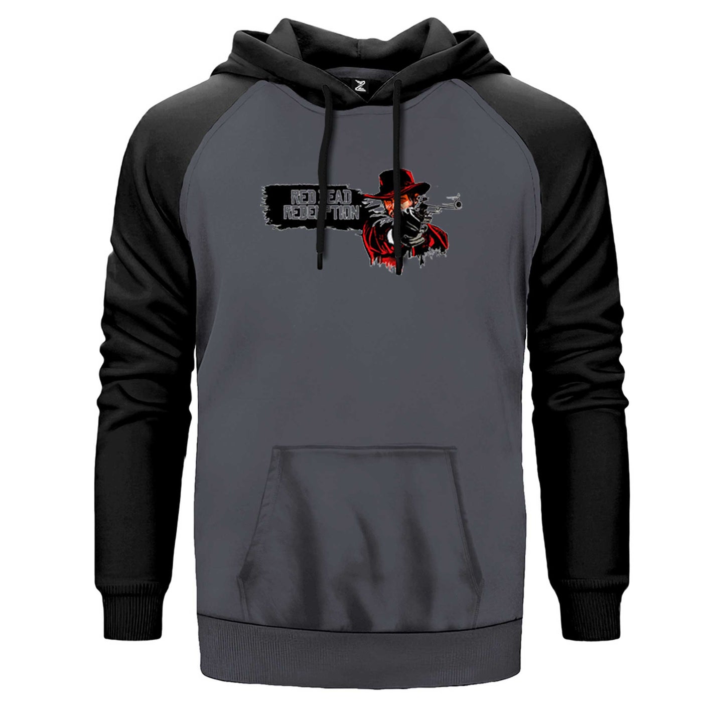 Red Dead Redemption 2 Afiş Çift Renk Reglan Kol Sweatshirt