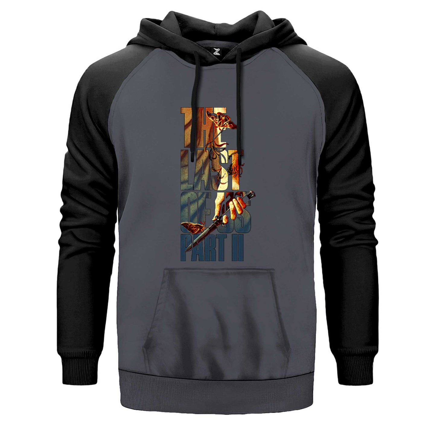 The Last of Us 2 Butterfly Çift Renk Reglan Kol Sweatshirt