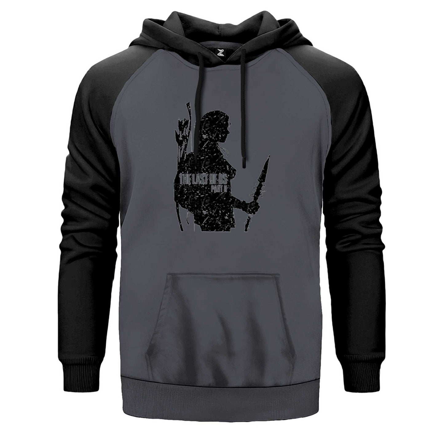 The Last Of Us 2 Ellie Face Çift Renk Reglan Kol Sweatshirt