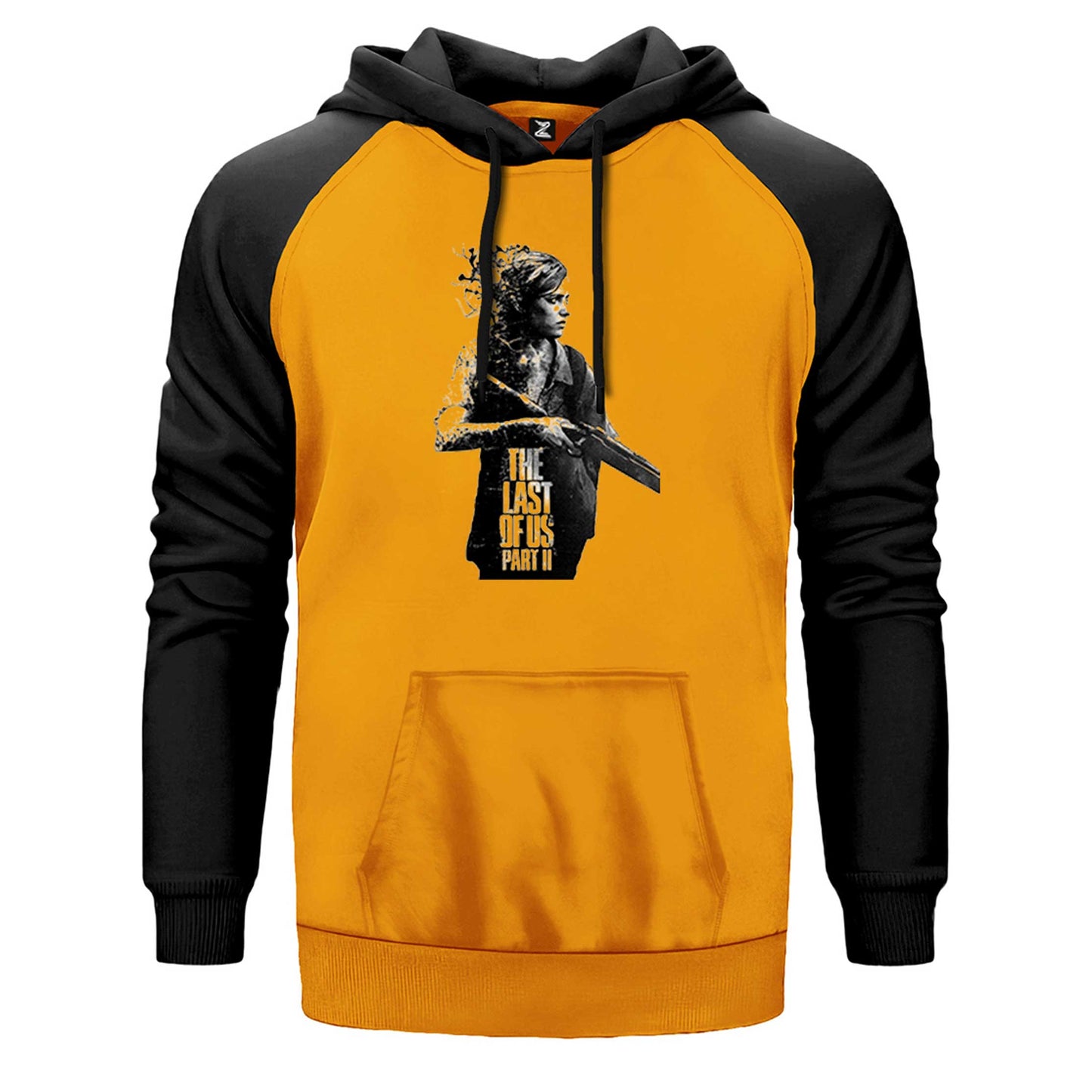 The Last Of Us 2 Ellie Siluet Çift Renk Reglan Kol Sweatshirt