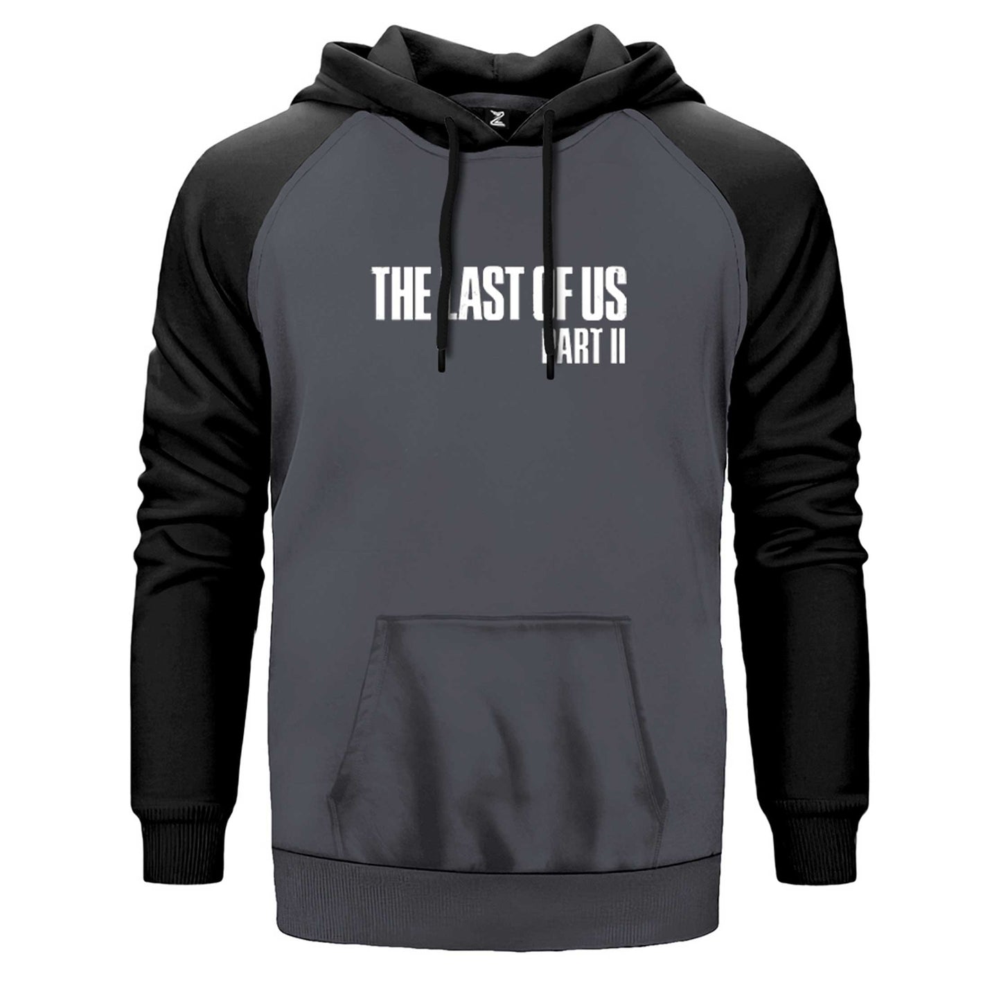 The Last of Us 2 Text Çift Renk Reglan Kol Sweatshirt