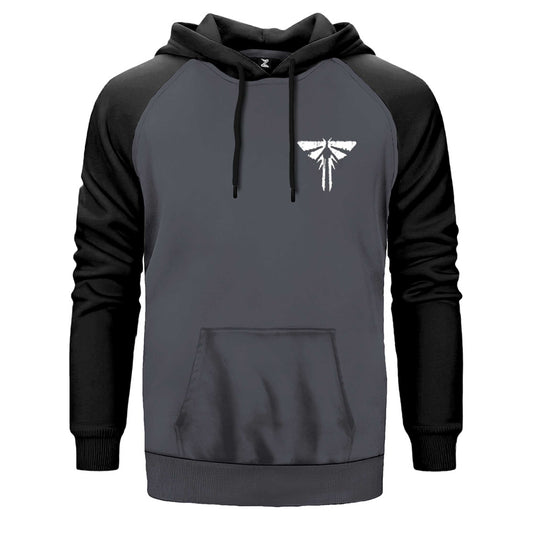 The Last Of Us Logo Çift Renk Reglan Kol Sweatshirt