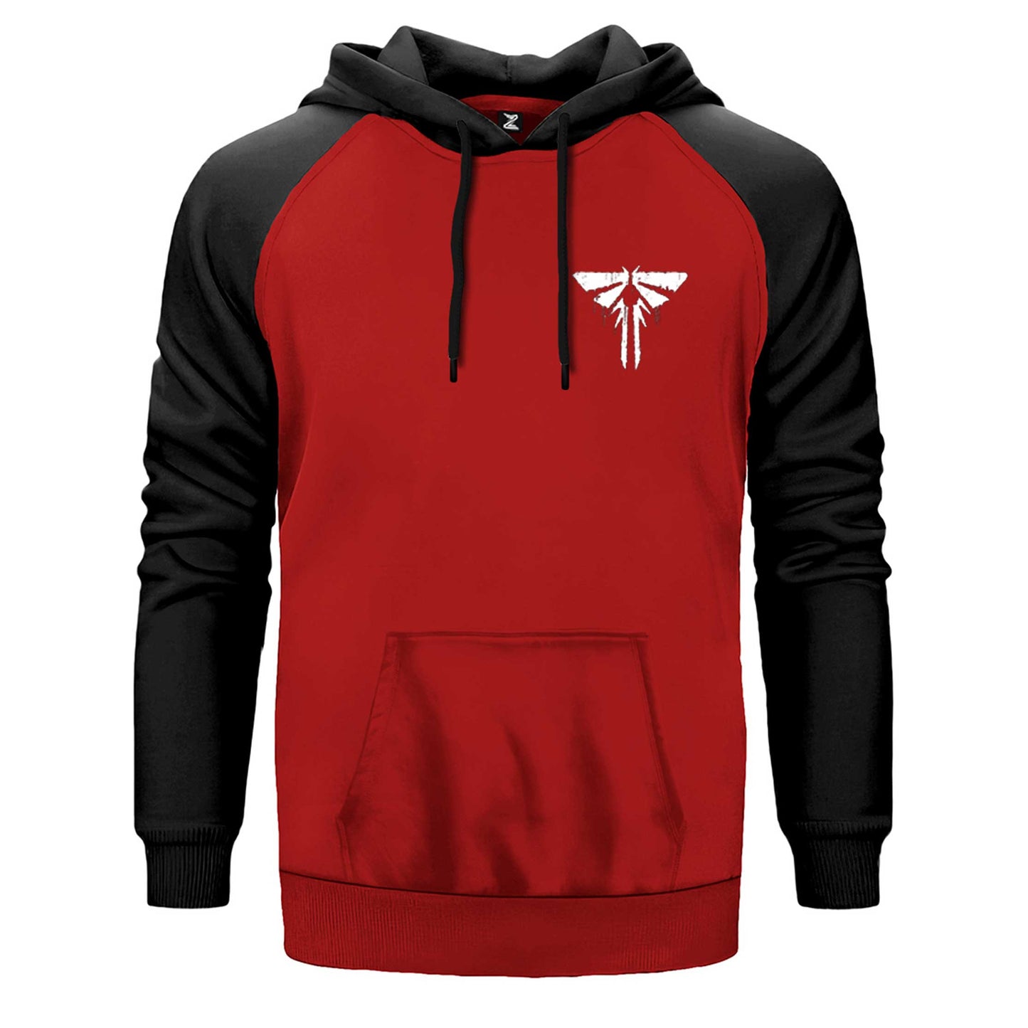 The Last Of Us Logo Çift Renk Reglan Kol Sweatshirt