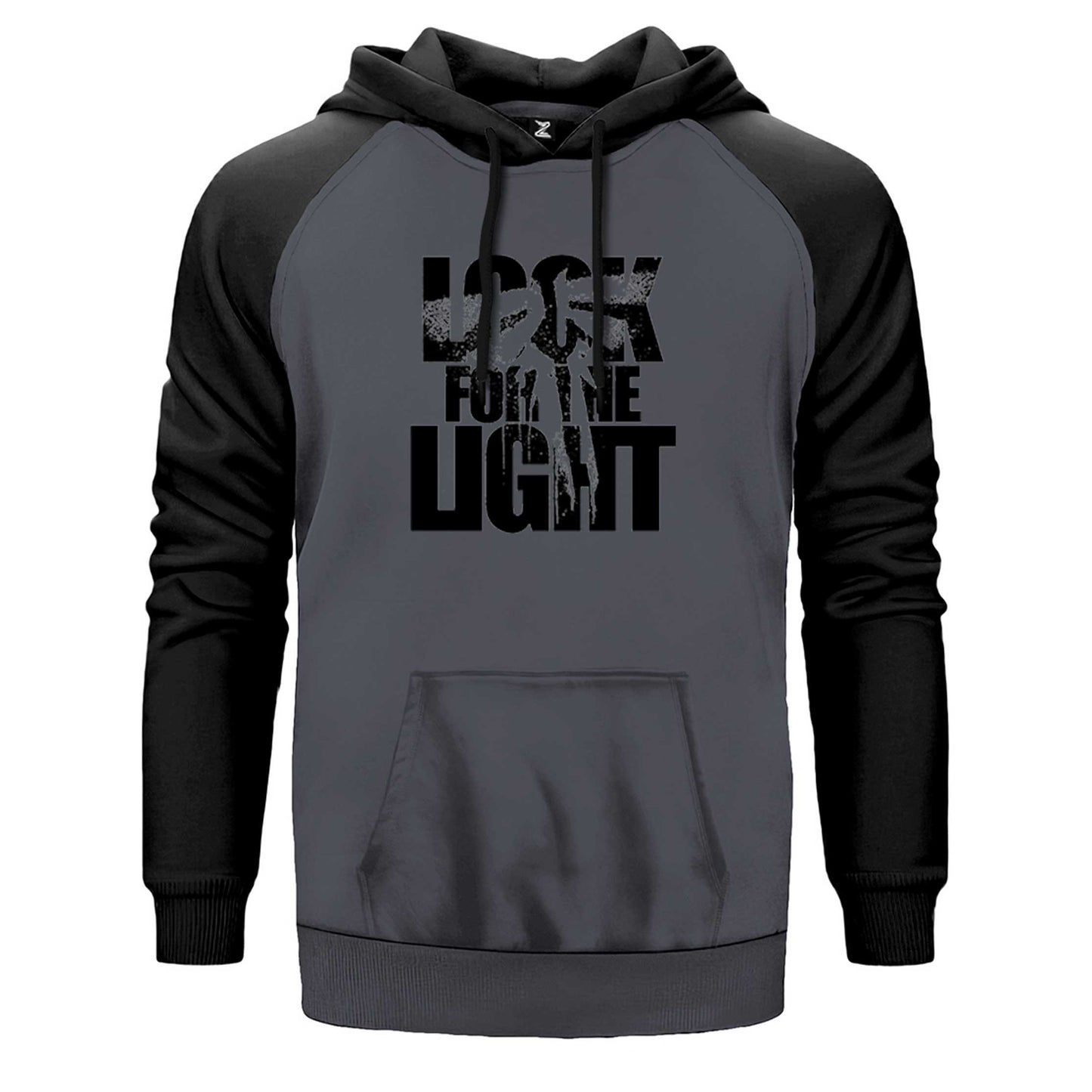 The Last of Us Look for The Light Text Çift Renk Reglan Kol Sweatshirt