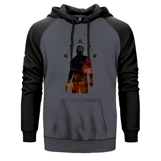 Uncharted 4 Nathan Drake Adventure Çift Renk Reglan Kol Sweatshirt