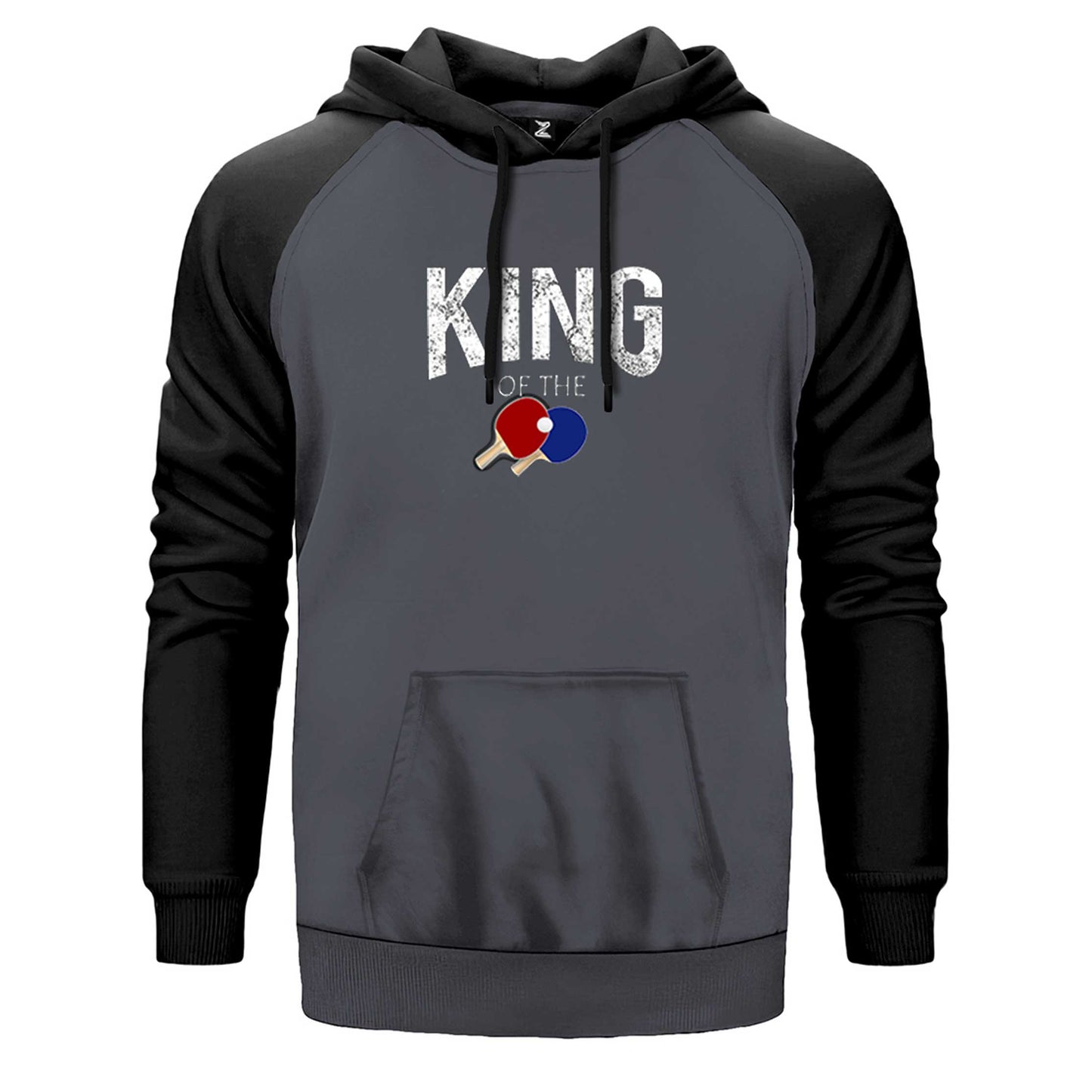 Ping Pong King Of The Çift Renk Reglan Kol Sweatshirt