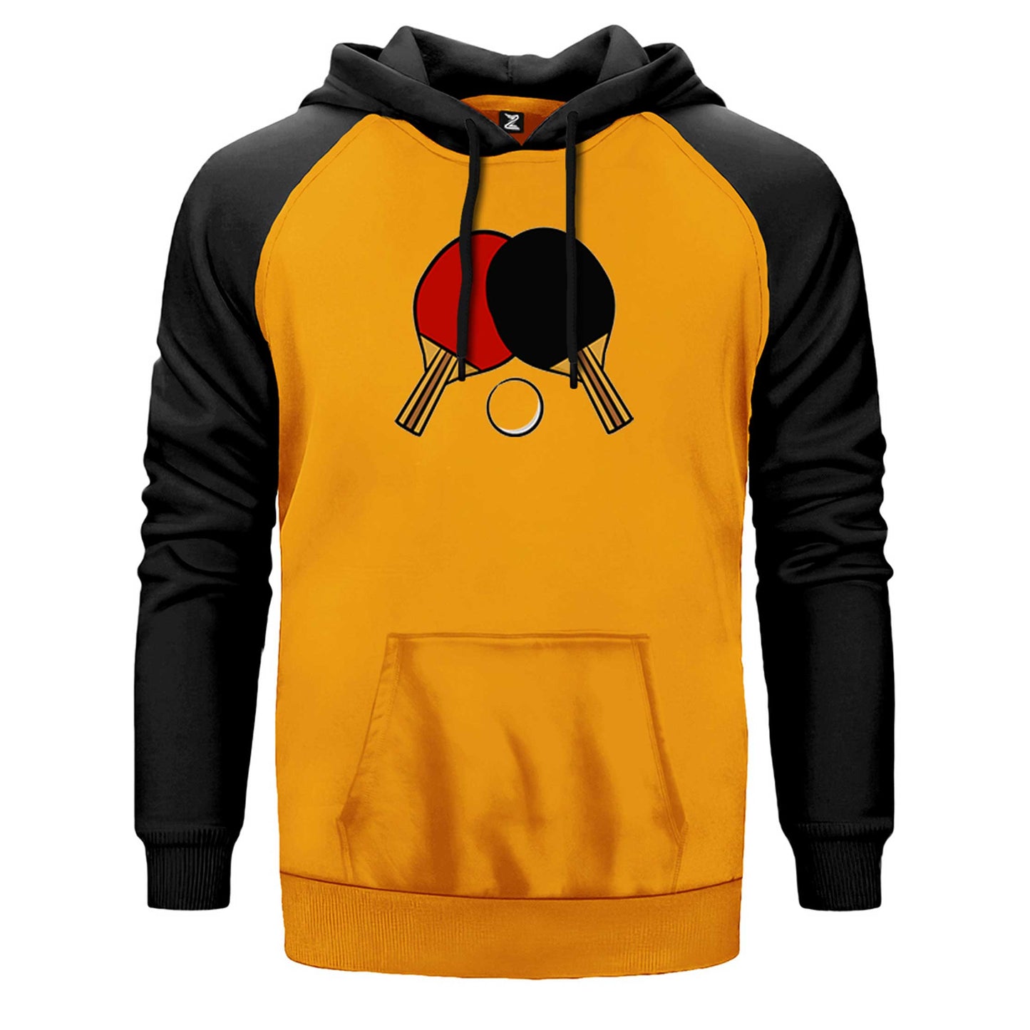 Ping Pong Rackets Colored Çift Renk Reglan Kol Sweatshirt