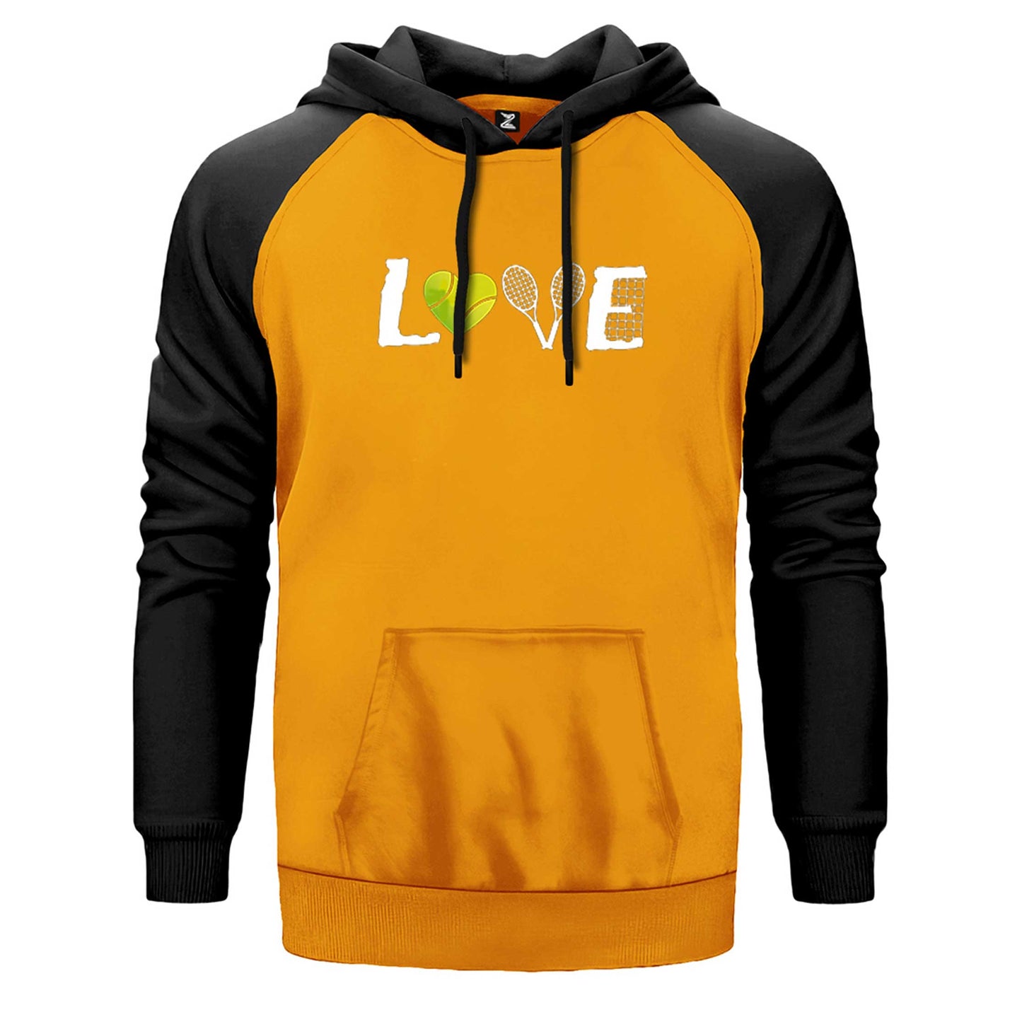 Tennis Love Çift Renk Reglan Kol Sweatshirt