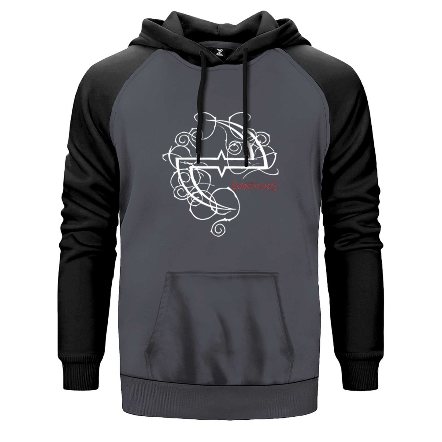 Evanescence Logo Çift Renk Reglan Kol Sweatshirt