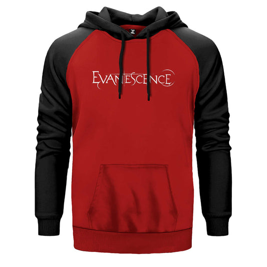Evanescence Yazı Çift Renk Reglan Kol Sweatshirt