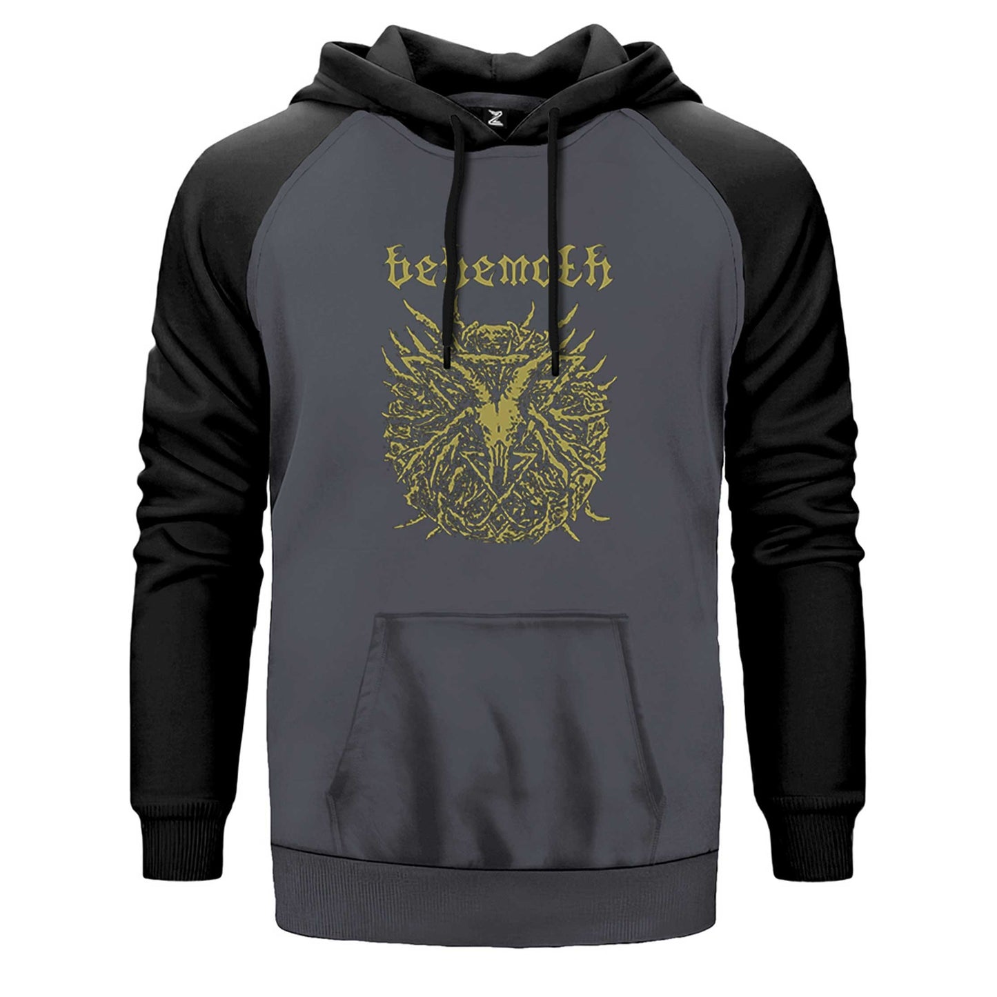 Behemoth Goat Pentagram Çift Renk Reglan Kol Sweatshirt