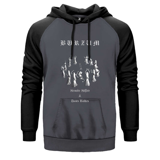 Burzum Graphic Çift Renk Reglan Kol Sweatshirt