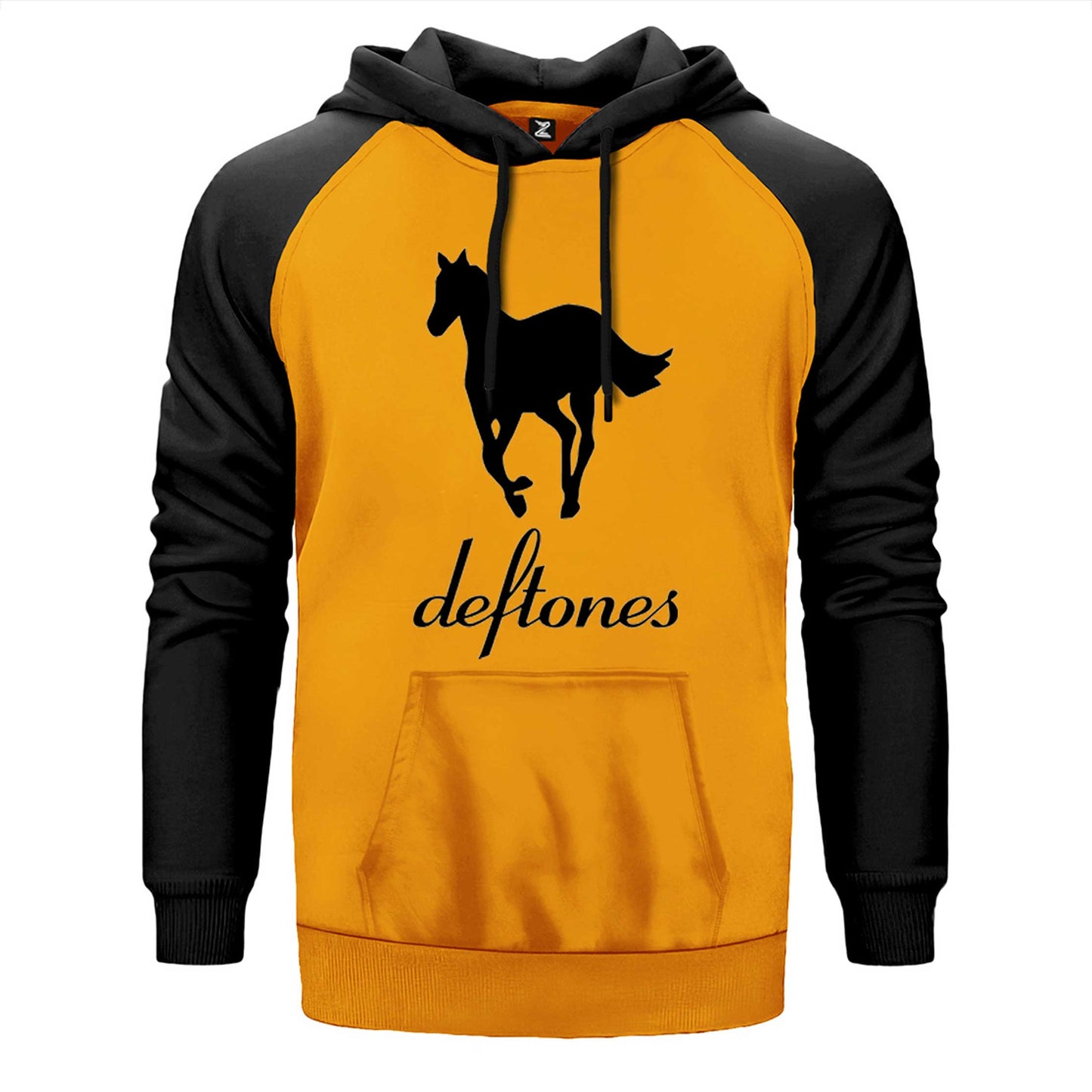 Deftones Pony Çift Renk Reglan Kol Sweatshirt