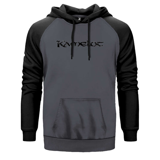 Kamelot Logo Yazı Çift Renk Reglan Kol Sweatshirt