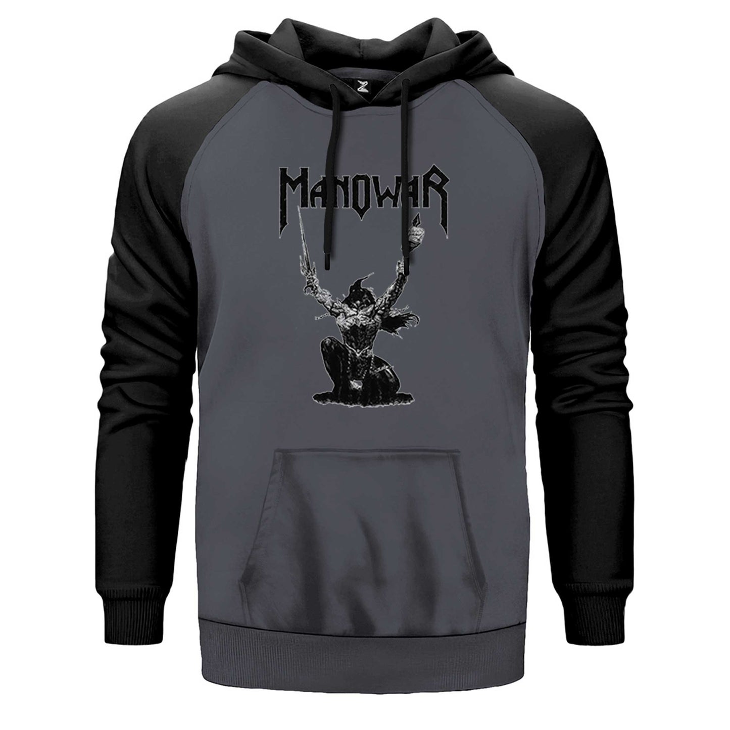 Manowar The Triumph of Steel Çift Renk Reglan Kol Sweatshirt