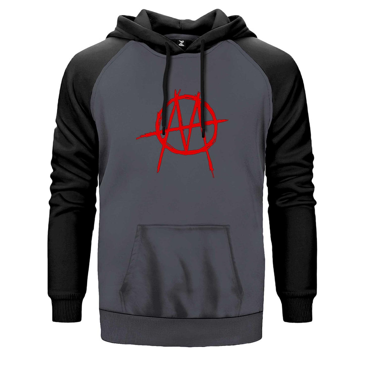 Marilyn Manson Ministry Red Logo Çift Renk Reglan Kol Sweatshirt