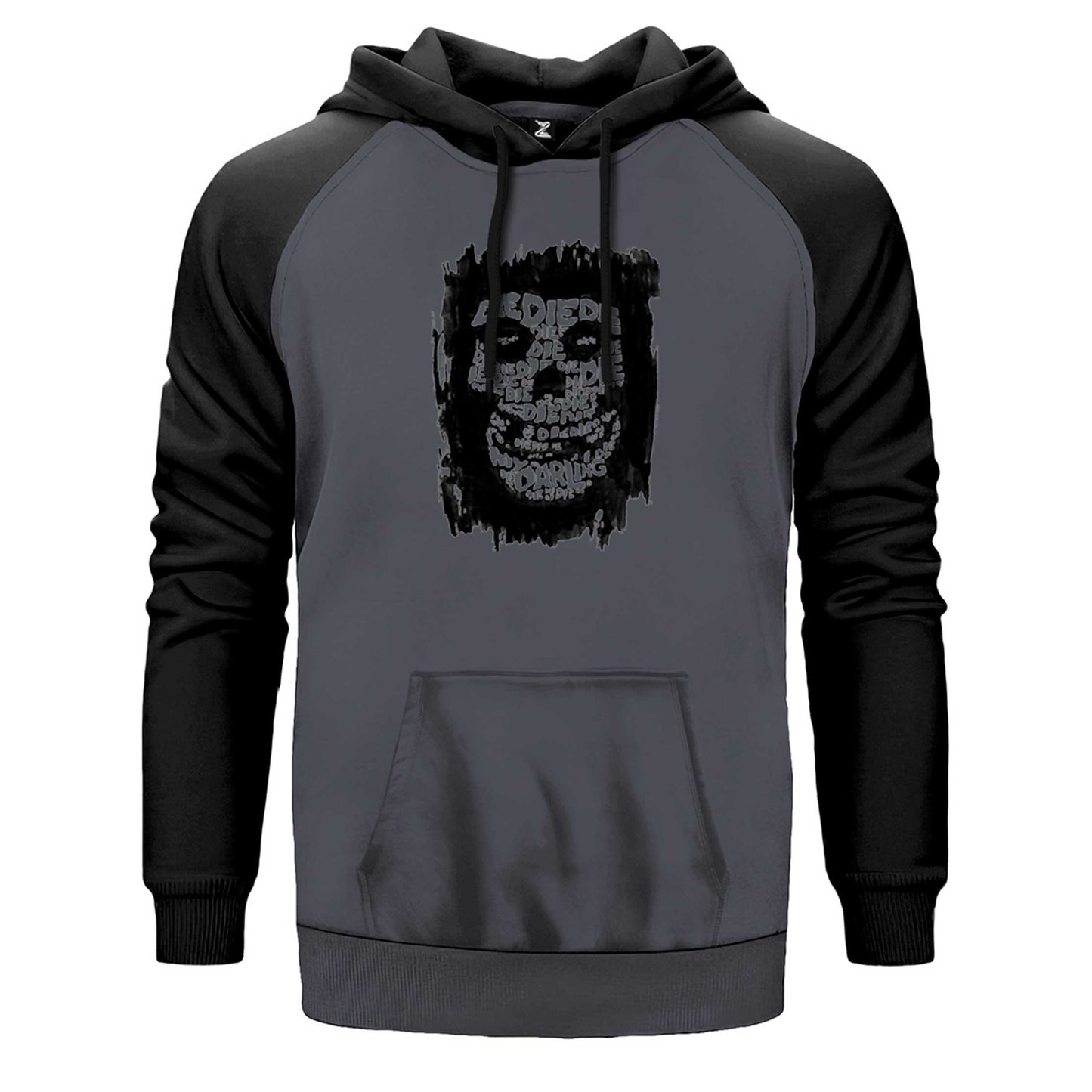 Misfits Die Die My Darling Çift Renk Reglan Kol Sweatshirt