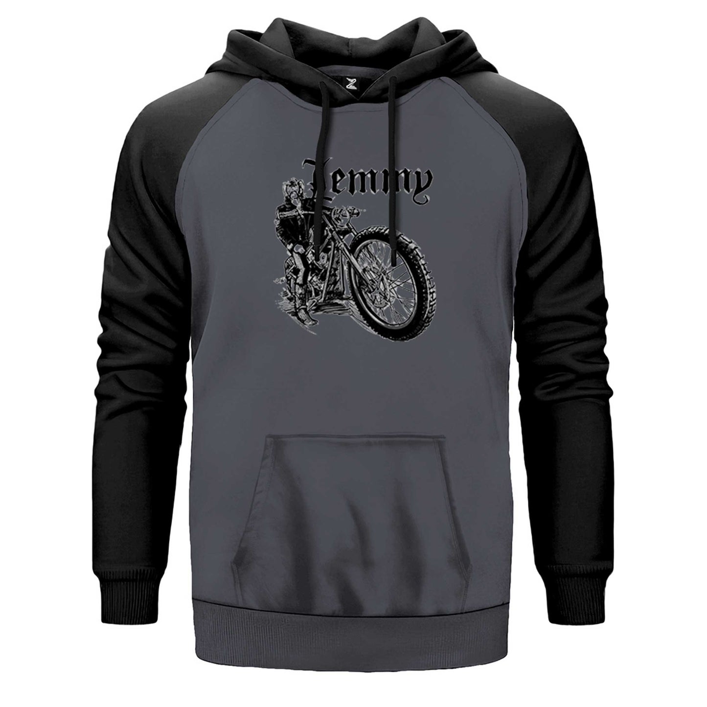 Motörhead Lemmy Kilmister Motorbike Çift Renk Reglan Kol Sweatshirt