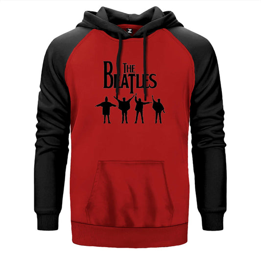 The Beatles Help! Çift Renk Reglan Kol Sweatshirt