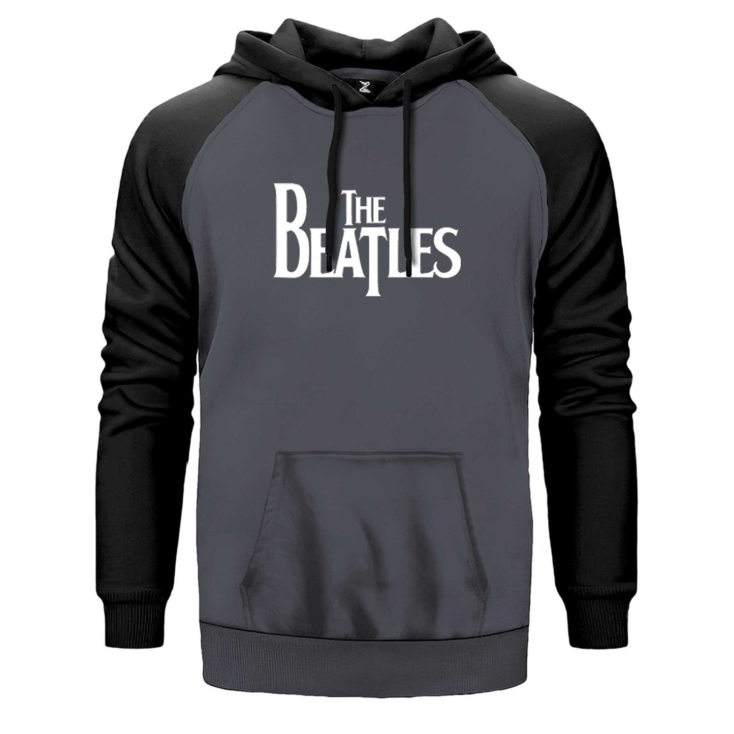 The Beatles Logo Çift Renk Reglan Kol Sweatshirt