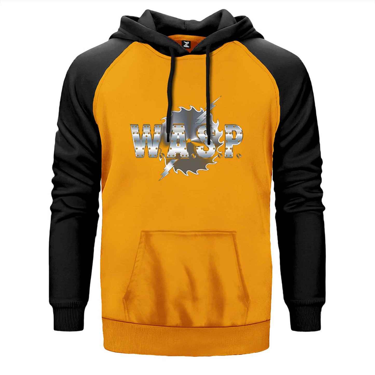 WASP Logo Çift Renk Reglan Kol Sweatshirt