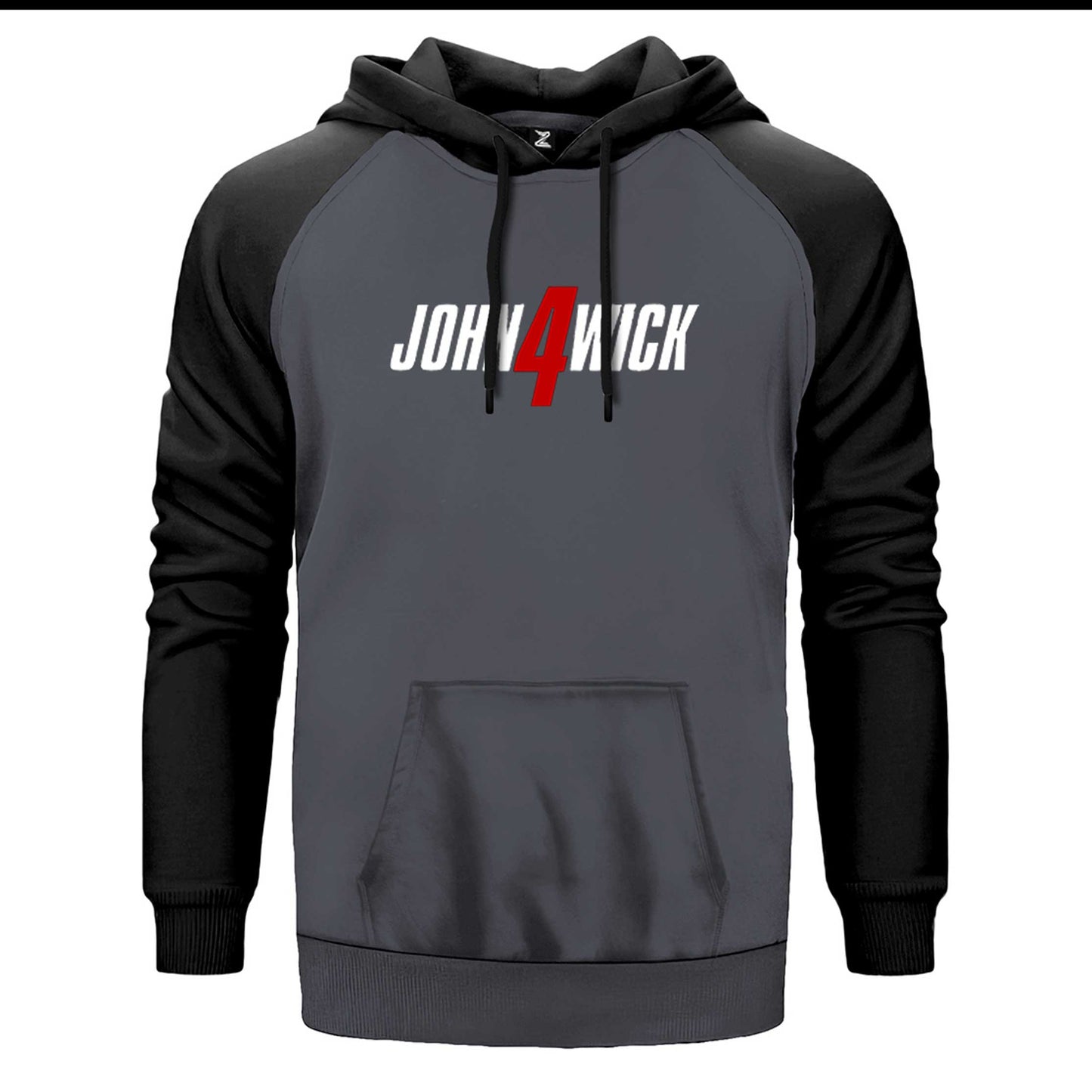 John Wick 4 Logo Çift Renk Reglan Kol Sweatshirt