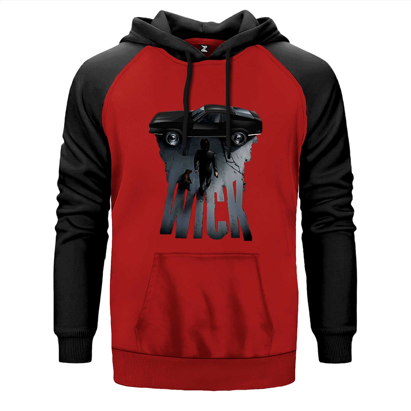 John Wick Car Çift Renk Reglan Kol Sweatshirt