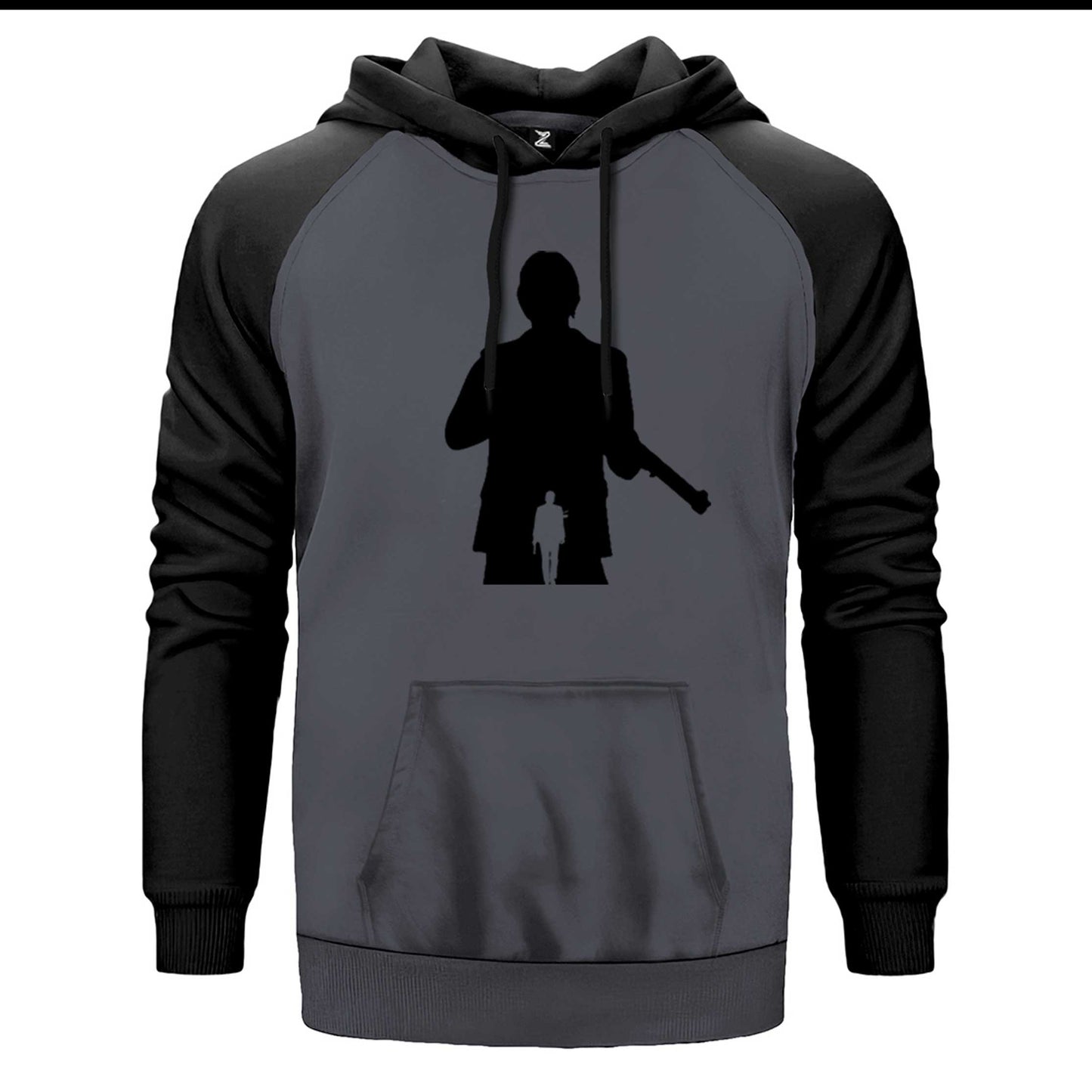 John Wick Chapter 4 Black And White Çift Renk Reglan Kol Sweatshirt