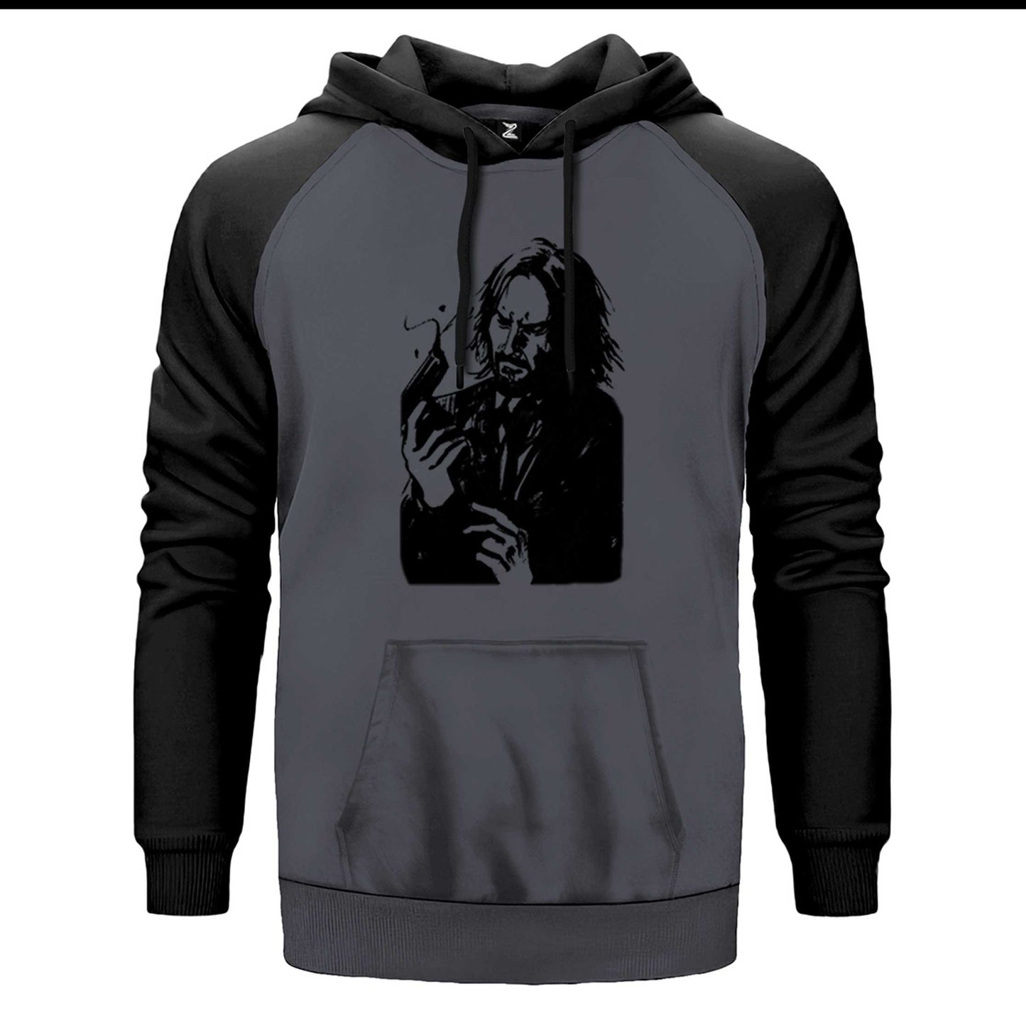 john Wick Chapter 4 Guns Çift Renk Reglan Kol Sweatshirt